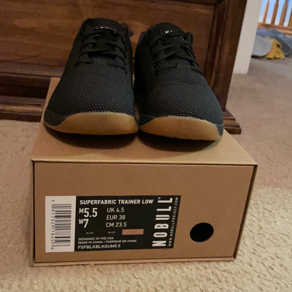 NoBull Trainers - Black and gum